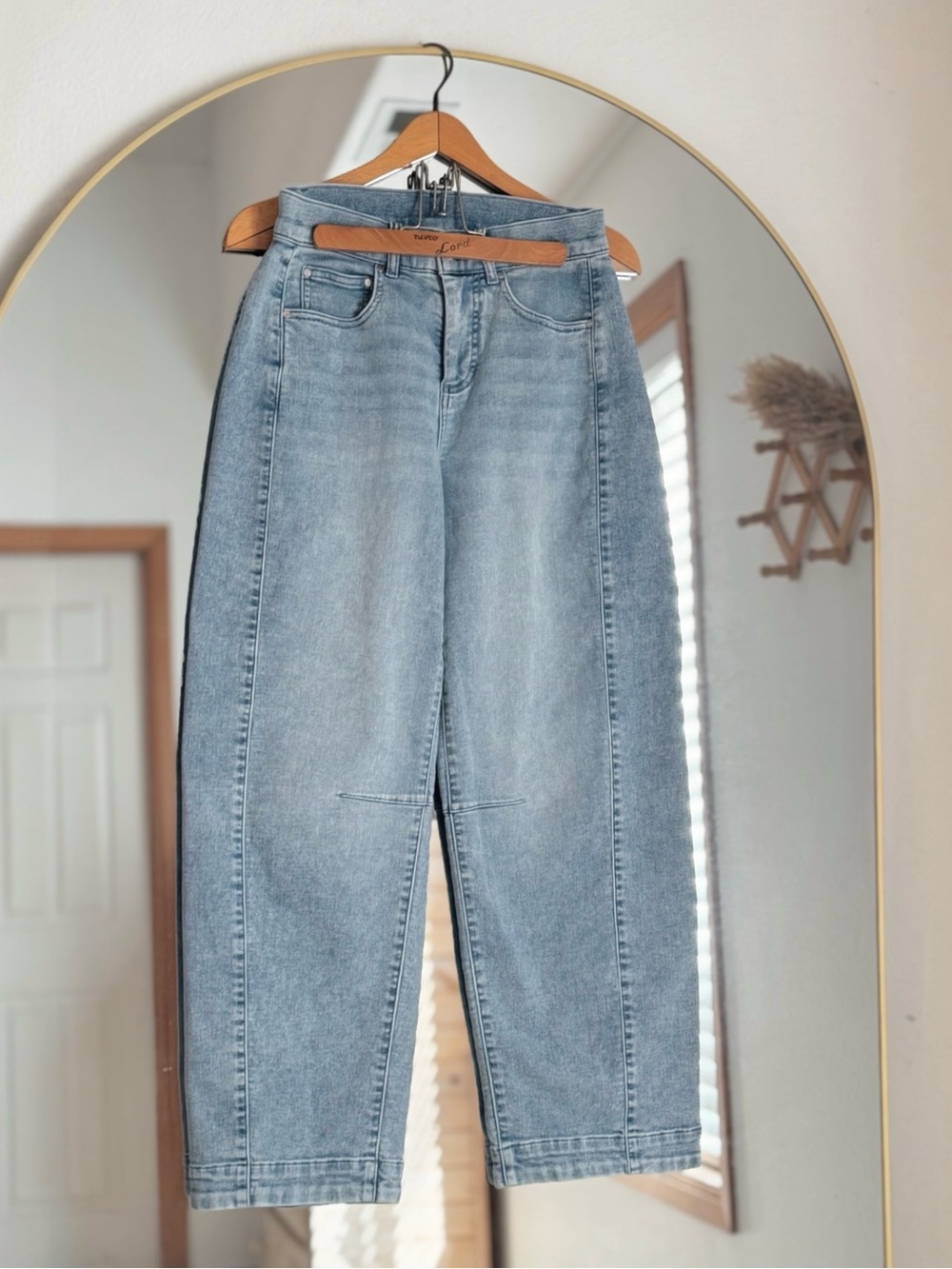 CALIA Denim Barrel Jeans (25R)